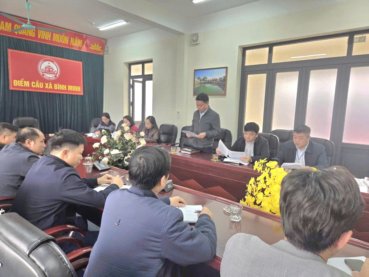 Ủy ban MTTQ Việt Nam xã Bình Minh tổ chức Hội nghị Hiệp thương lần thứ hai- Ảnh 1.