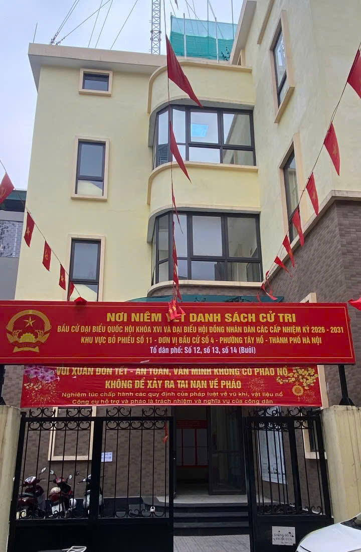 Phường Tây Hồ hoàn thành niêm yết danh sách cử tri phục vụ bầu cử Quốc hội khóa XVI và HĐND các cấp nhiệm kỳ 2026 - 2031- Ảnh 23.