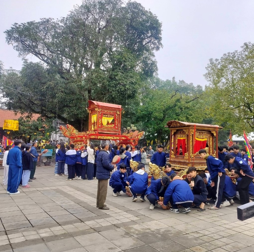 Đặc sắc Lễ hội đền Hai Bà Trưng đầu xuân- Ảnh 4.