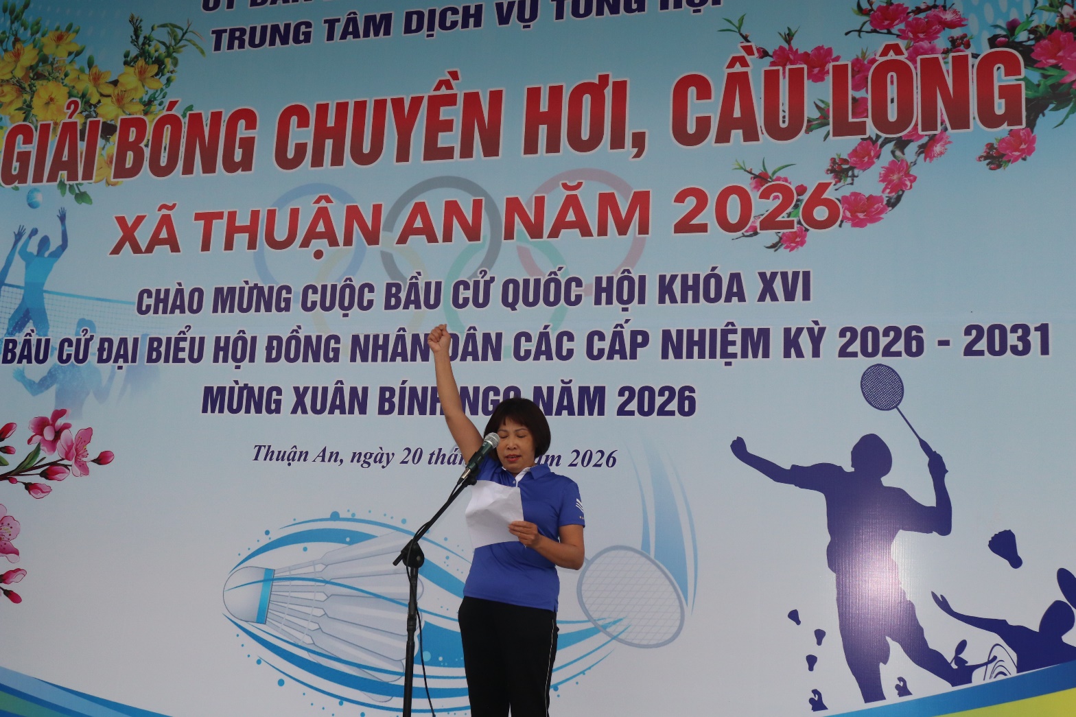 Xã Thuận An từng bừng Giải Bóng chuyền hơi, cầu lông chào Xuân Bính Ngọ 2026- Ảnh 3.