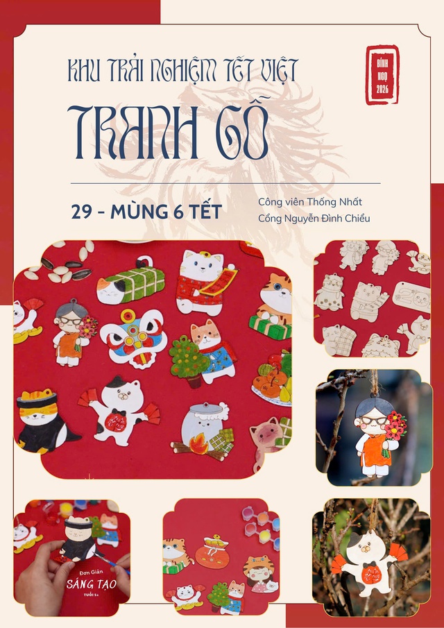 "Khu Trải nghiệm Tết Việt" tại Công viên Thống Nhất- Ảnh 1.