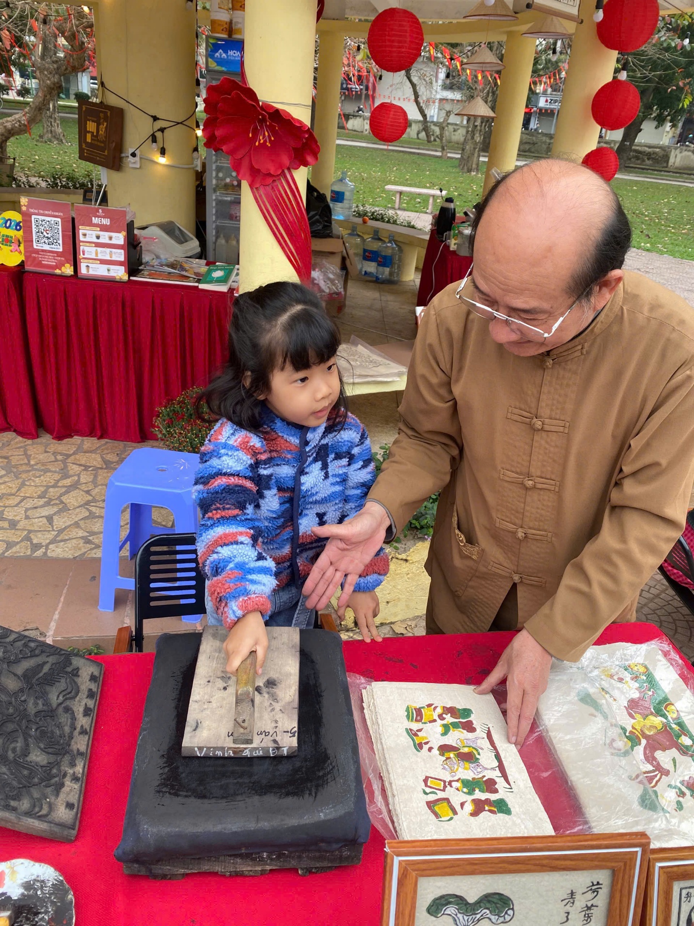 "Khu Trải nghiệm Tết Việt" tại Công viên Thống Nhất- Ảnh 3.