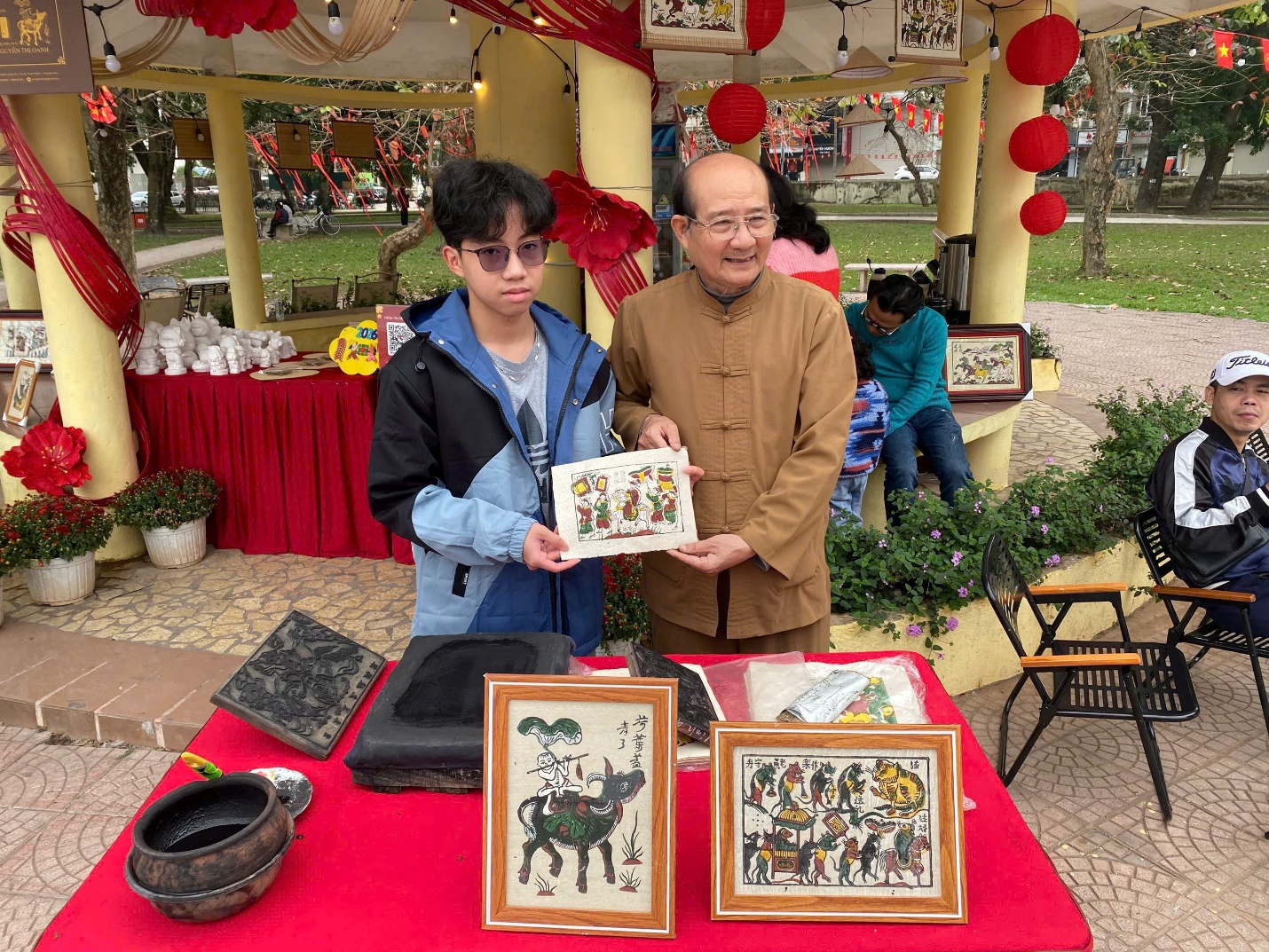 "Khu Trải nghiệm Tết Việt" tại Công viên Thống Nhất- Ảnh 5.