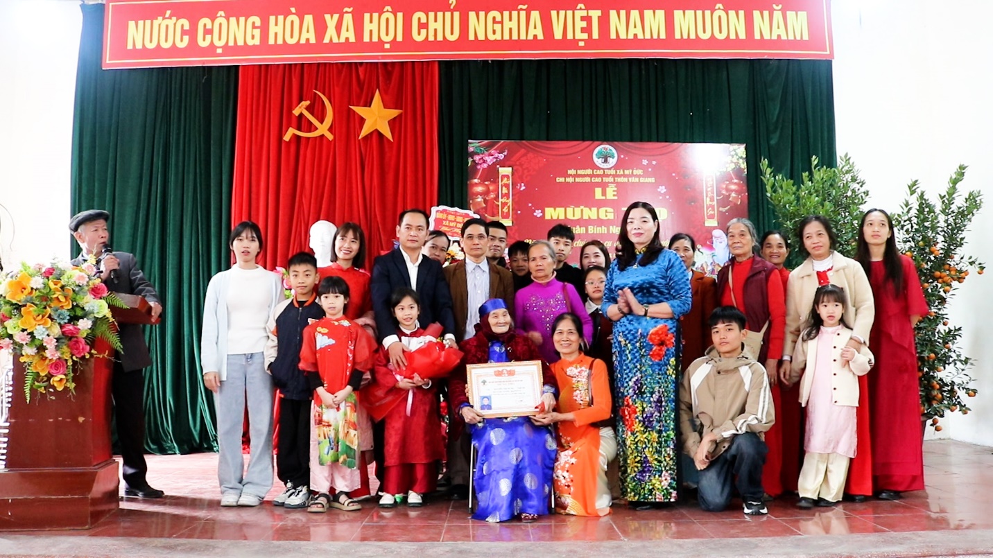 MỸ ĐỨC: 792 CỤ CAO NIÊN HÂN HOAN TRONG LỄ MỪNG THỌ ĐẦU XUÂN BÍNH NGỌ 2026- Ảnh 3.