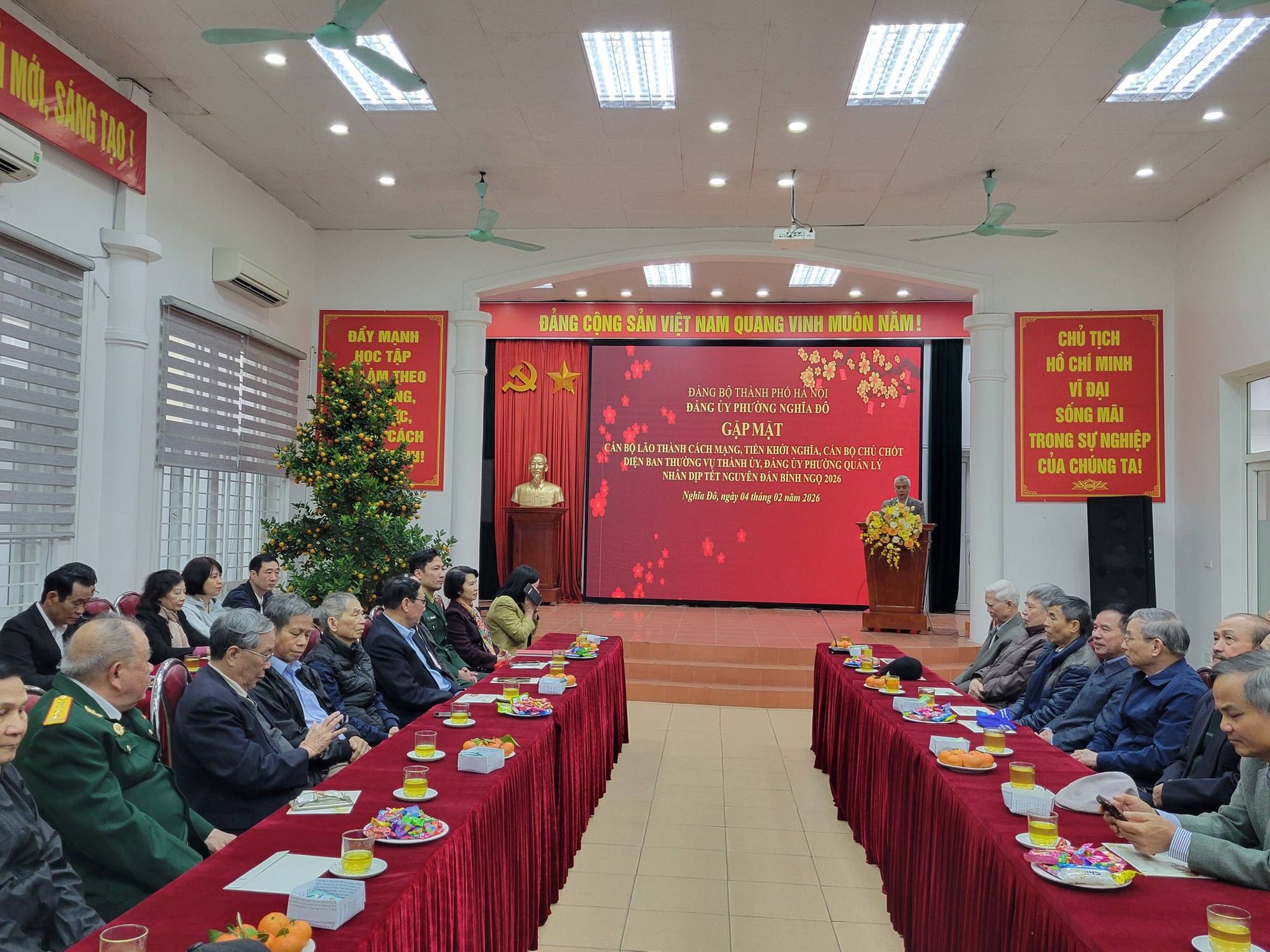 PHƯỜNG NGHĨA ĐÔ GẶP MẶT CÁN BỘ LÃO THÀNH NHÂN DỊP TẾT NGUYÊN ĐÁN BÍNH NGỌ 2026- Ảnh 1.