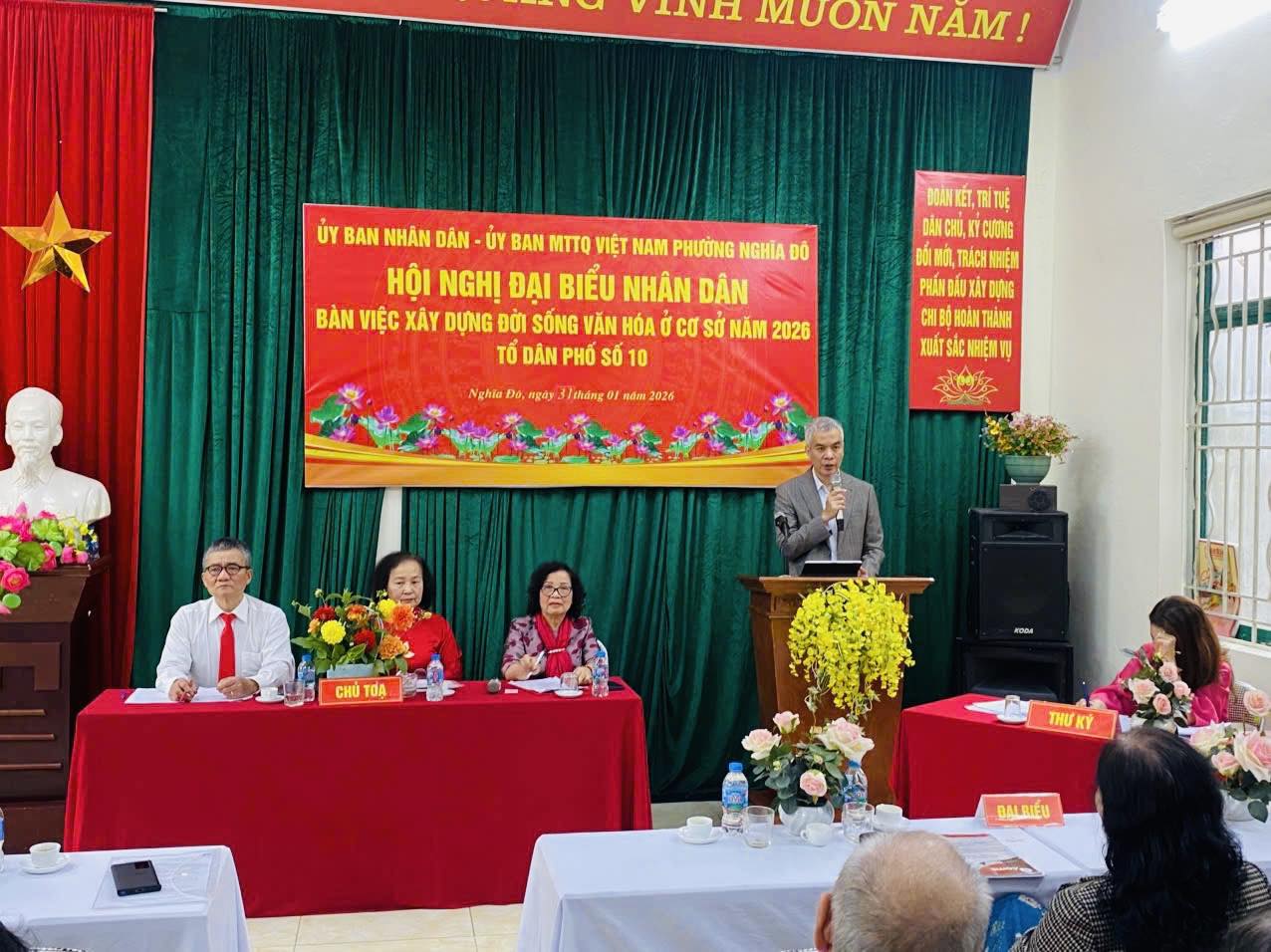 Đồng chí Bí thư Đảng ủy phường dự, chỉ đạo Hội nghị đại biểu nhân dân Tổ dân phố: Lan tỏa dân chủ, gắn kết từ cơ sở!- Ảnh 1.