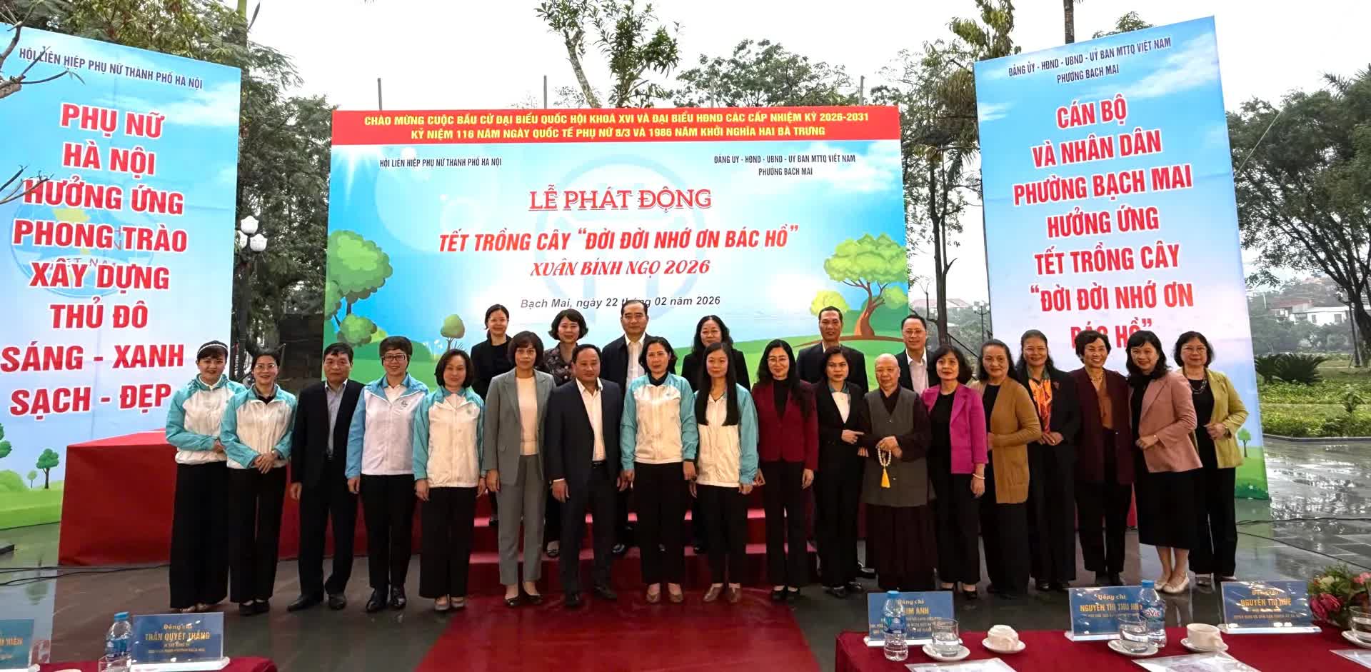 Phường Bạch Mai và Hội Liên hiệp phụ nữ Hà Nội phát động Tết trồng cây Xuân Bính Ngọ 2026- Ảnh 5.