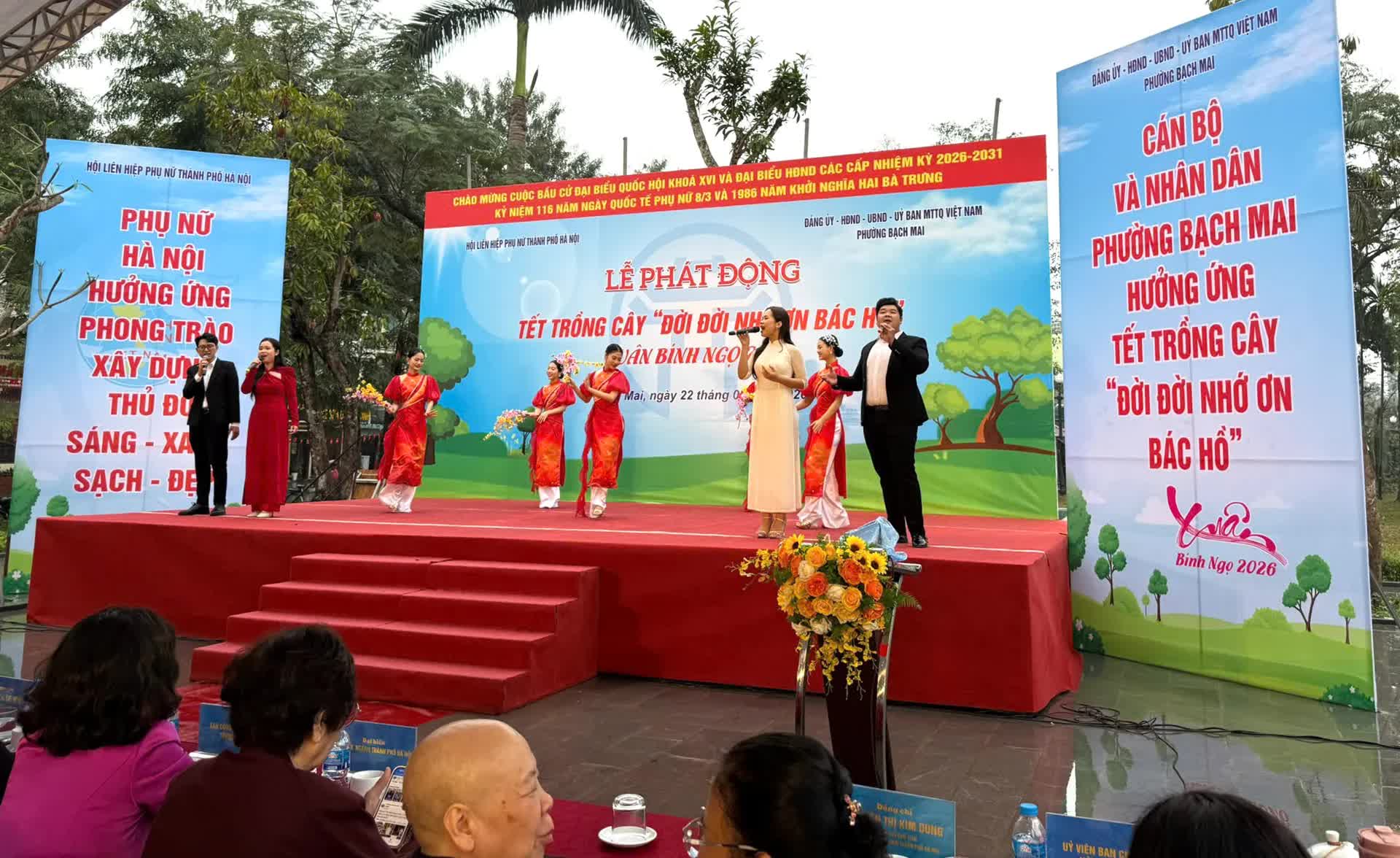 Phường Bạch Mai và Hội Liên hiệp phụ nữ Hà Nội phát động Tết trồng cây Xuân Bính Ngọ 2026- Ảnh 2.
