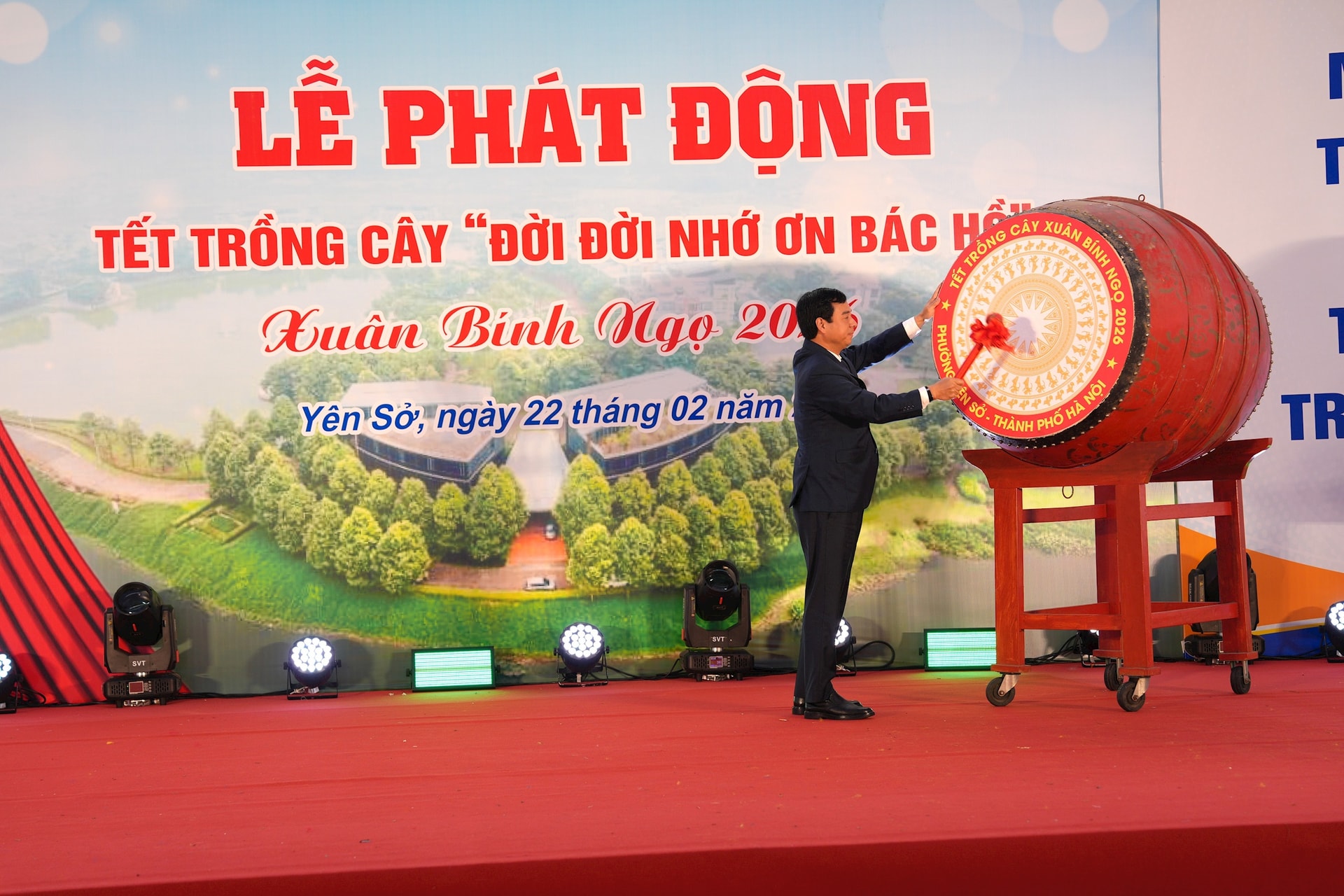 Phường Yên Sở phát động Tết trồng cây Xuân Bính Ngọ 2026- Ảnh 1.