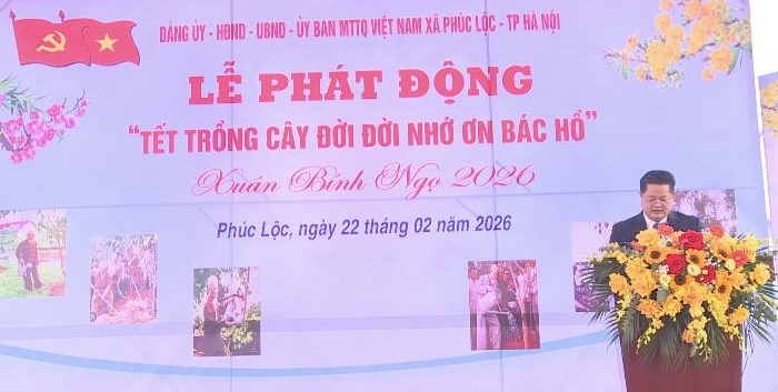 Phúc Lộc: Lan tỏa nét đẹp Tết trồng cây đời đời nhớ ơn Bác- Ảnh 1.