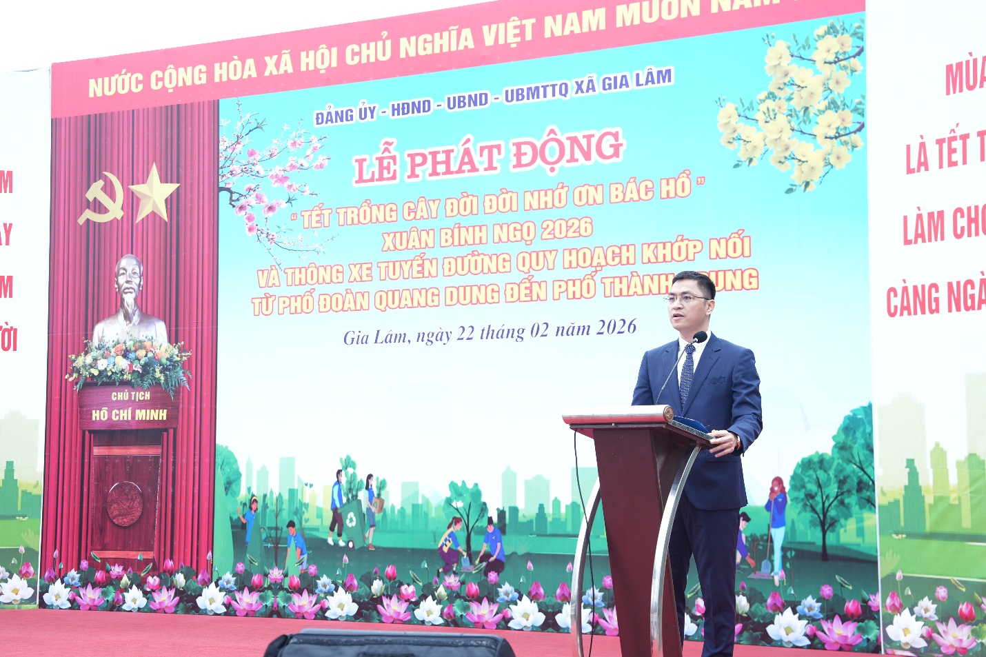 Xã Gia Lâm phát động Tết trồng cây "Đời đời nhớ ơn Bác Hồ" Xuân Bính Ngọ 2026- Ảnh 2.