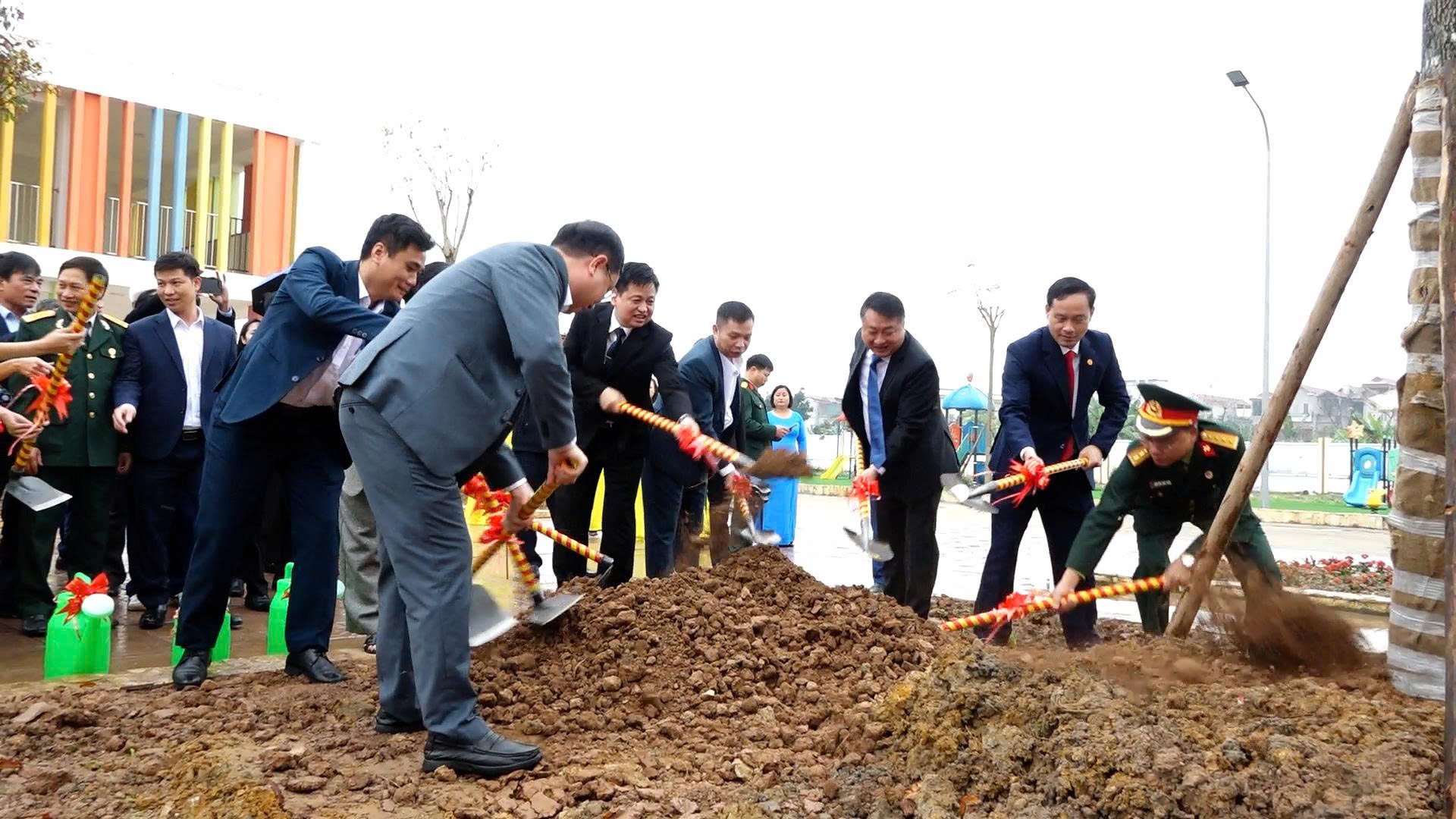 Lễ phát động Tết trồng cây Xuân Bính Ngọ 2026 tại Trường mầm non Bích Hoà