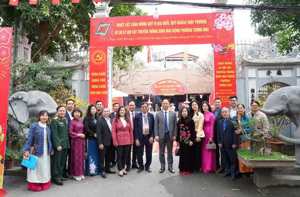 Phường Tương Mai khai mạc Lễ hội Vật truyền thống Đình Mai Động - Xuân Bính Ngọ 2026- Ảnh 2.