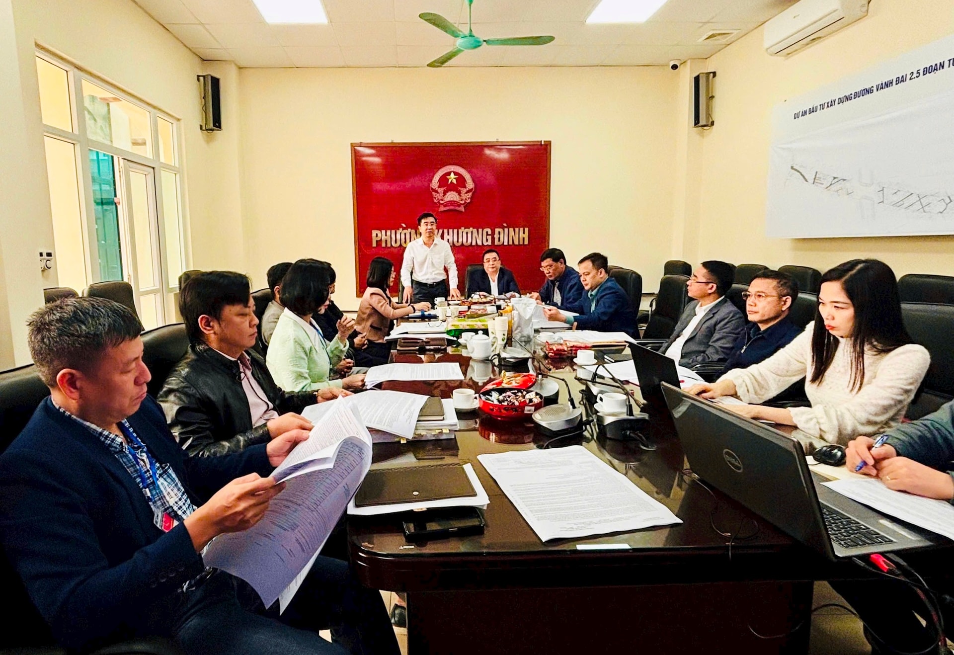 Khương Đình đẩy nhanh giải phóng mặt bằng dự án Vành đai 2,5 ngay sau Tết- Ảnh 1.