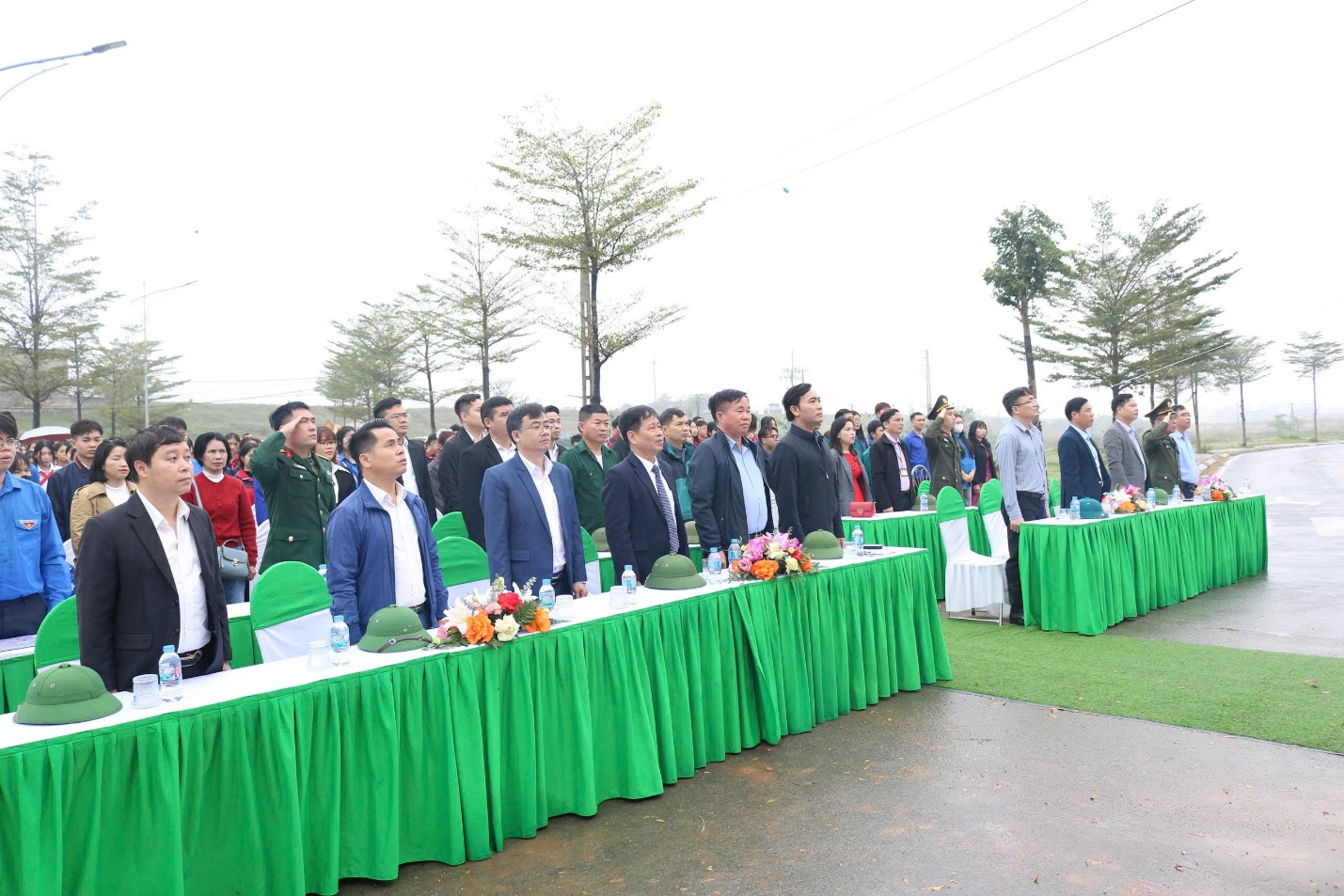 Xã Mê Linh tổ chức Lễ phát động Tết trồng cây "Đời đời nhớ ơn Bác Hồ" Xuân Bính Ngọ năm 2026- Ảnh 1.