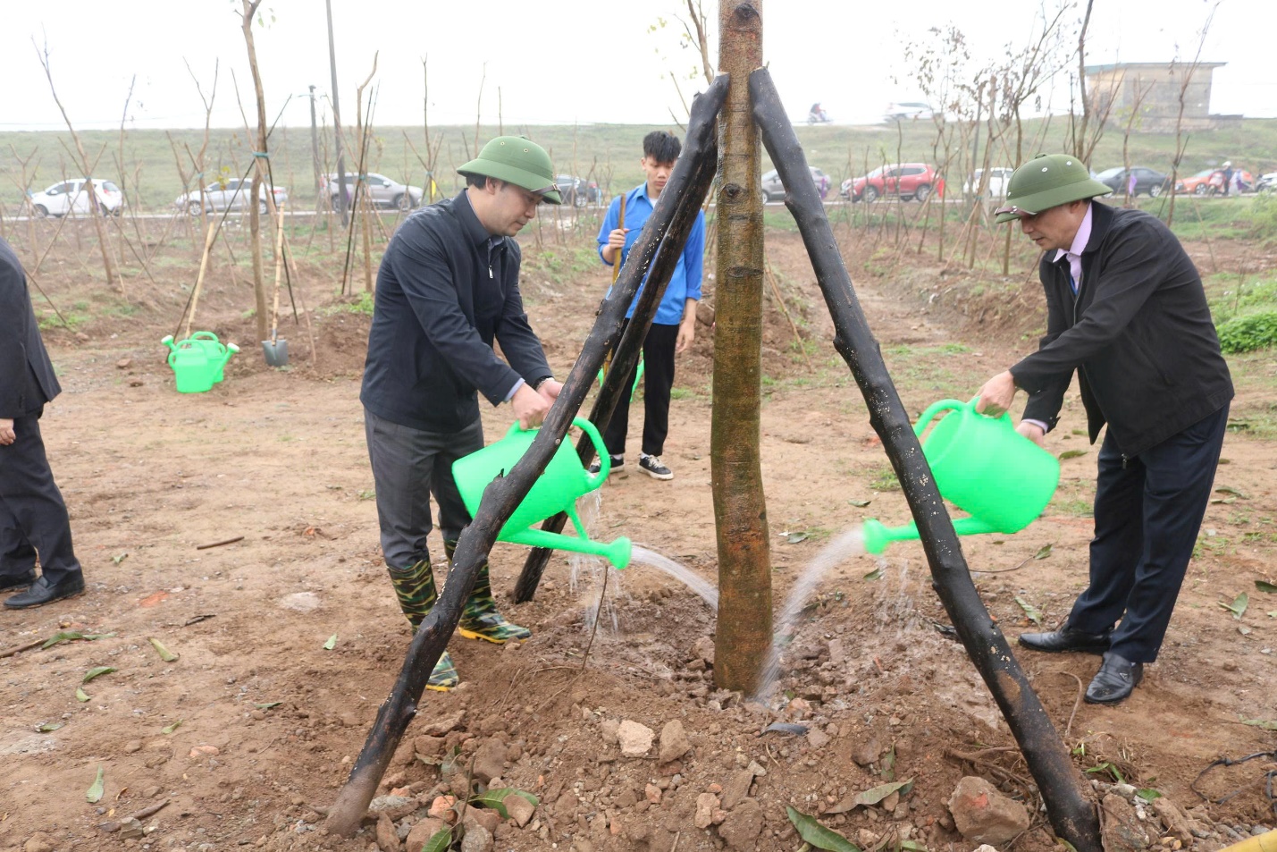 Xã Mê Linh tổ chức Lễ phát động Tết trồng cây "Đời đời nhớ ơn Bác Hồ" Xuân Bính Ngọ năm 2026- Ảnh 3.