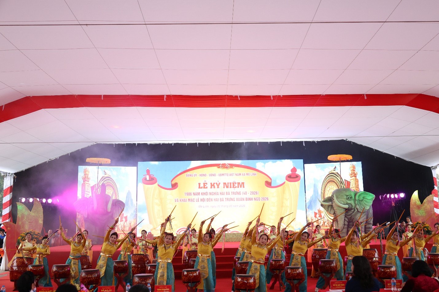 Sôi nổi các hoạt động Văn hóa, văn nghệ, thi đấu thể thao tại Lễ hội Đền Hai Bà Trưng Xuân Bính Ngọ 2026- Ảnh 1.