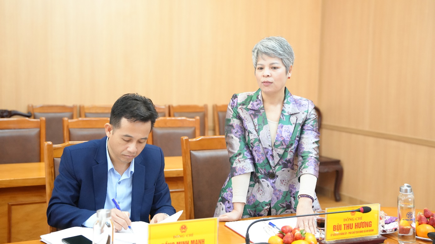 Đồng chí Phó Bí thư Đảng uỷ, Chủ tịch UBND xã An Khánh Hồ Trung Nghĩa chủ trì Hội nghị nghe báo cáo tình hình Tết Nguyên đán Bính Ngọ năm 2026- Ảnh 9.