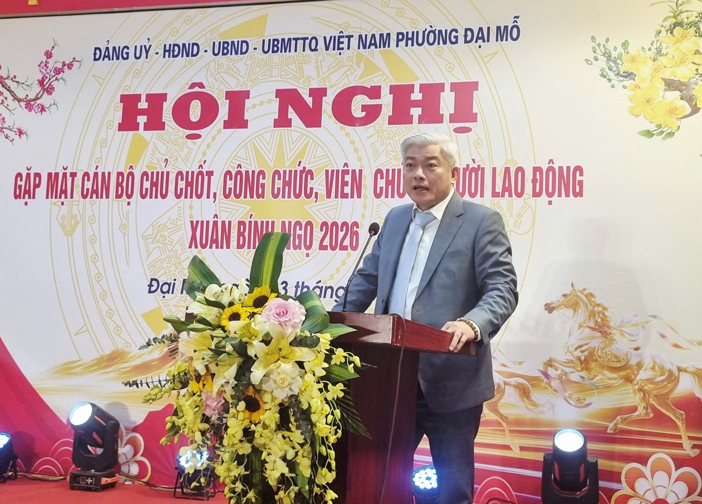 ĐỒNG TÂM - ĐỒNG SỨC - ĐỒNG LÒNG: CÁN BỘ VÀ NHÂN DÂN PHƯỜNG ĐẠI MỖ QUYẾT TÂM HOÀN THÀNH XUẤT SẮC NHIỆM VỤ CHÍNH TRỊ NĂM 2026- Ảnh 2.