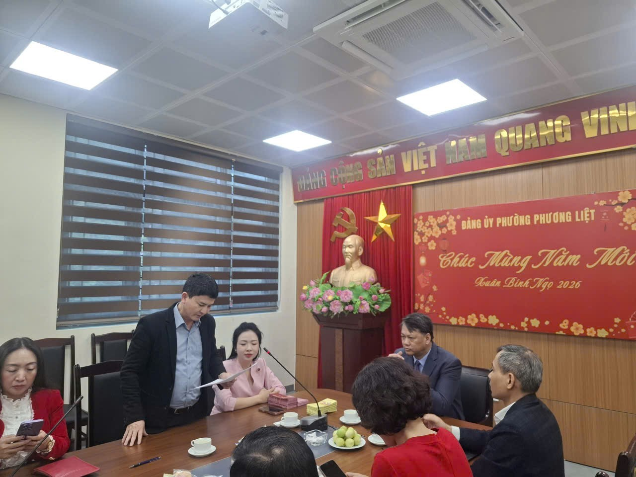 Đảng ủy - Ủy ban MTTQ Việt Nam phường Phương Liệt tổ chức gặp mặt đầu xuân Bính Ngọ năm 2026- Ảnh 3.