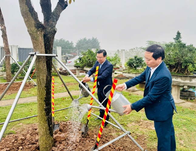 Xã Hoài Đức tổ chức Lễ phát động "Tết trồng cây đời đời nhớ ơn Bác Hồ" Xuân Bính Ngọ 2026- Ảnh 6.