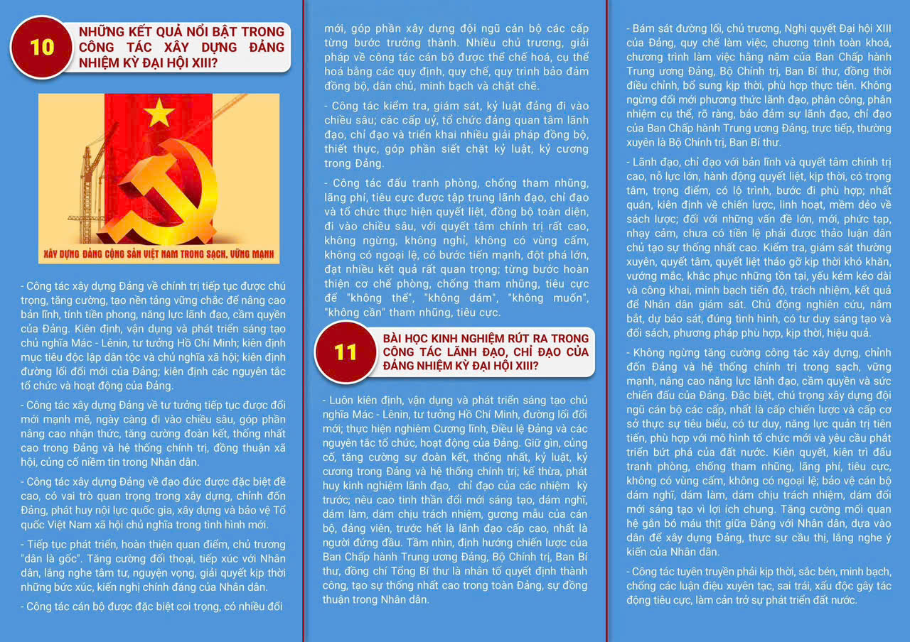 [Infographic] Đề cương tuyên truyền Kết quả Đại hội XIV của Đảng: "ĐOÀN KẾT, DÂN CHỦ, KỶ CƯƠNG, ĐỘT PHÁ, PHÁT TRIỂN"- Ảnh 6.