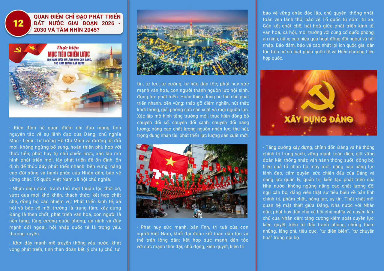 [Infographic] Đề cương tuyên truyền Kết quả Đại hội XIV của Đảng: "ĐOÀN KẾT, DÂN CHỦ, KỶ CƯƠNG, ĐỘT PHÁ, PHÁT TRIỂN"- Ảnh 7.