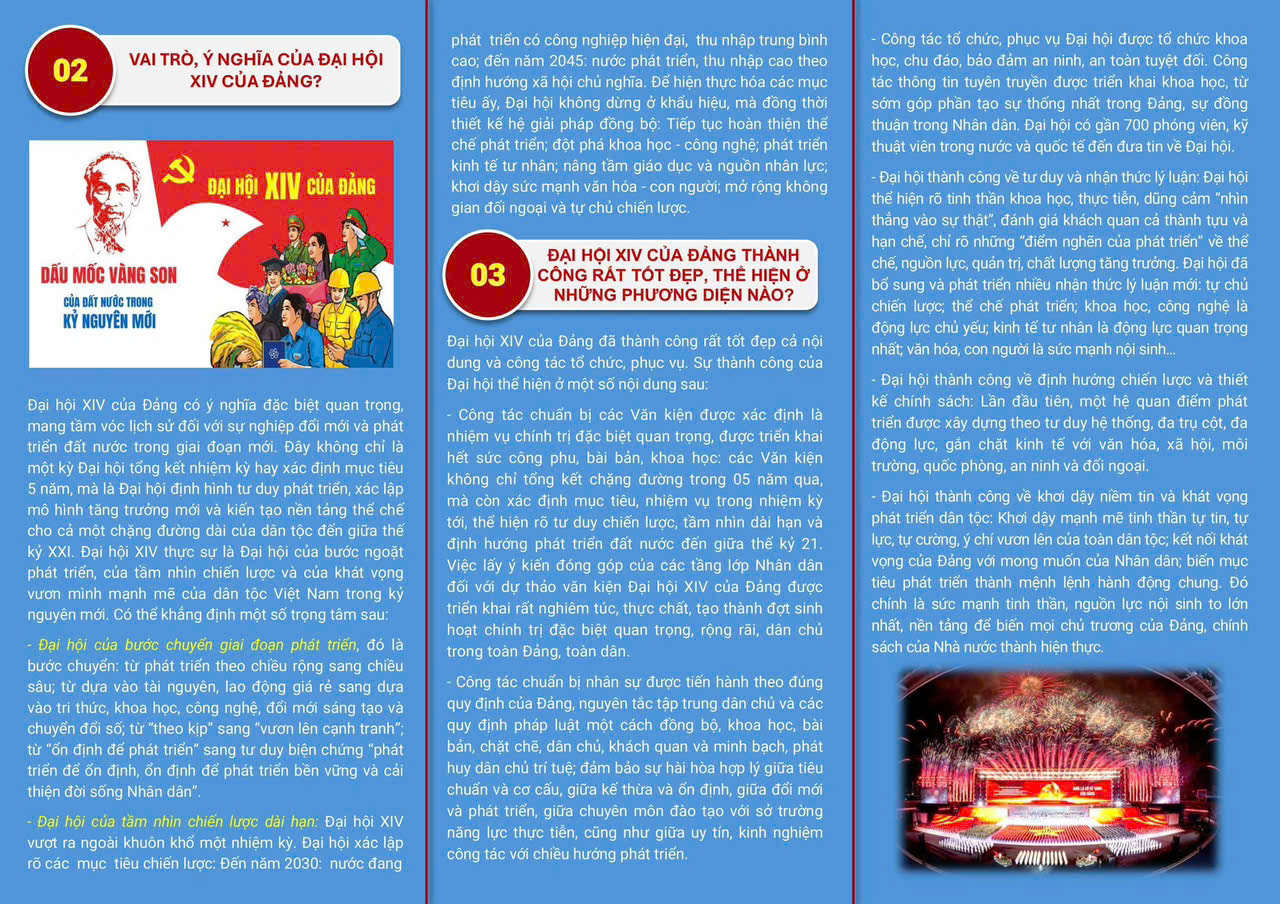 [Infographic] Đề cương tuyên truyền Kết quả Đại hội XIV của Đảng: "ĐOÀN KẾT, DÂN CHỦ, KỶ CƯƠNG, ĐỘT PHÁ, PHÁT TRIỂN"- Ảnh 2.