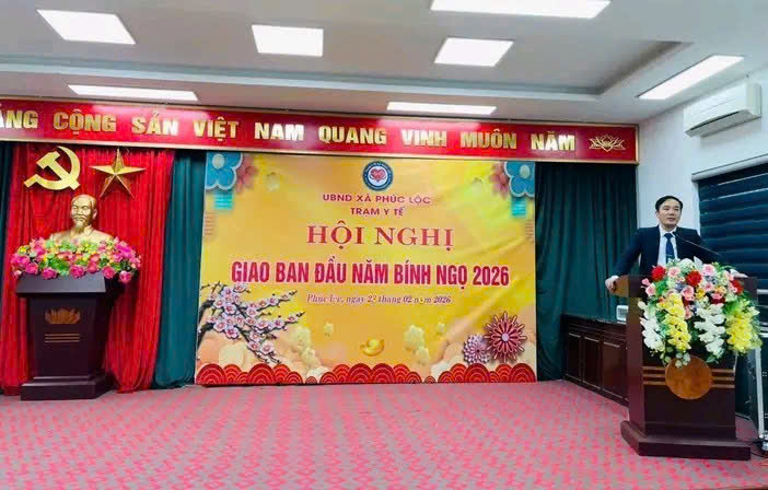 Trạm Y tế xã Phúc Lộc tổ chức gặp mặt đầu Xuân và phát động "Tết trồng cây" năm 2026- Ảnh 1.
