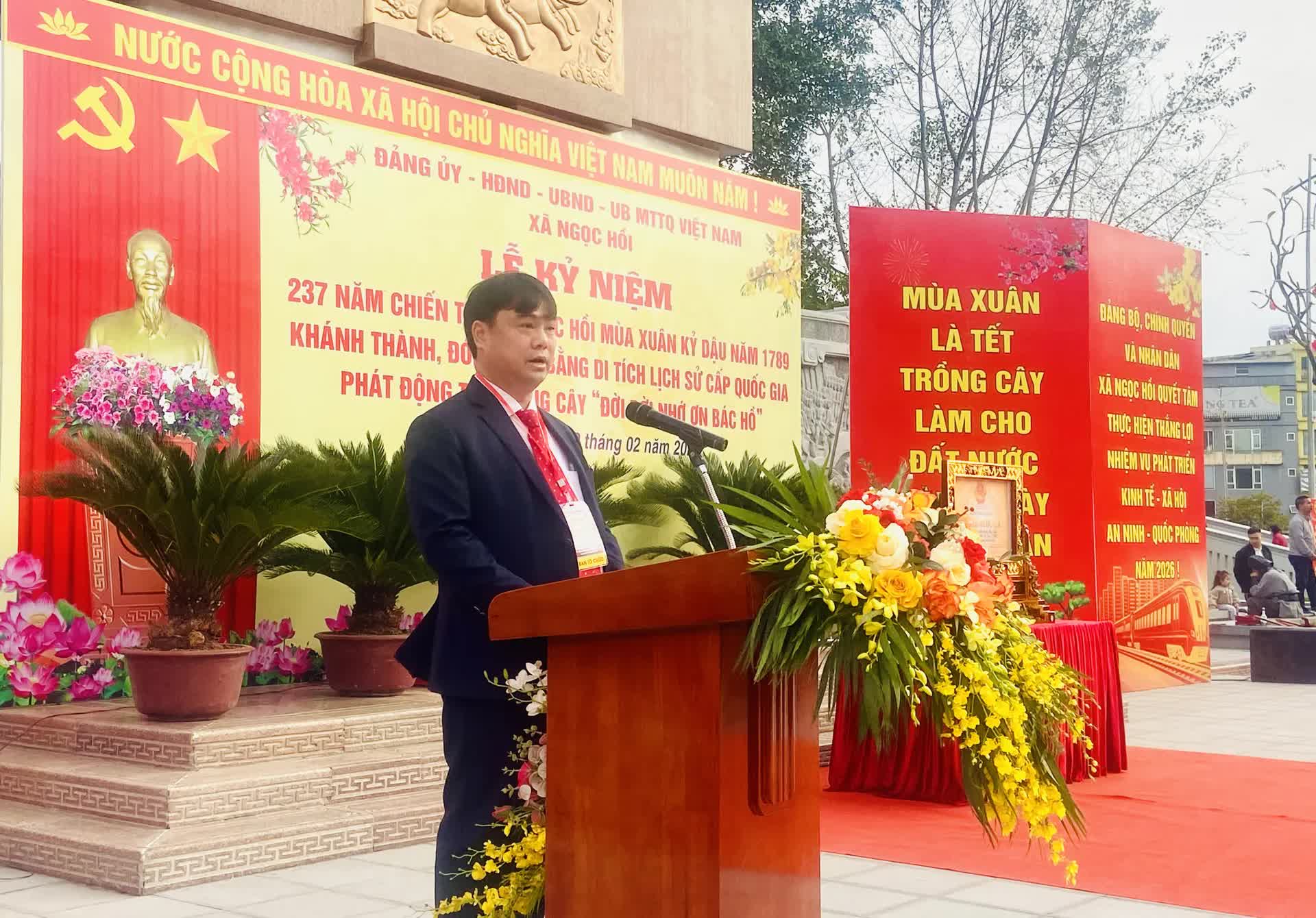 Ngọc Hồi kỷ niệm 237 năm Chiến thắng mùa Xuân Kỷ Dậu, đón nhận Bằng xếp hạng Di tích lịch sử cấp Quốc gia- Ảnh 5.