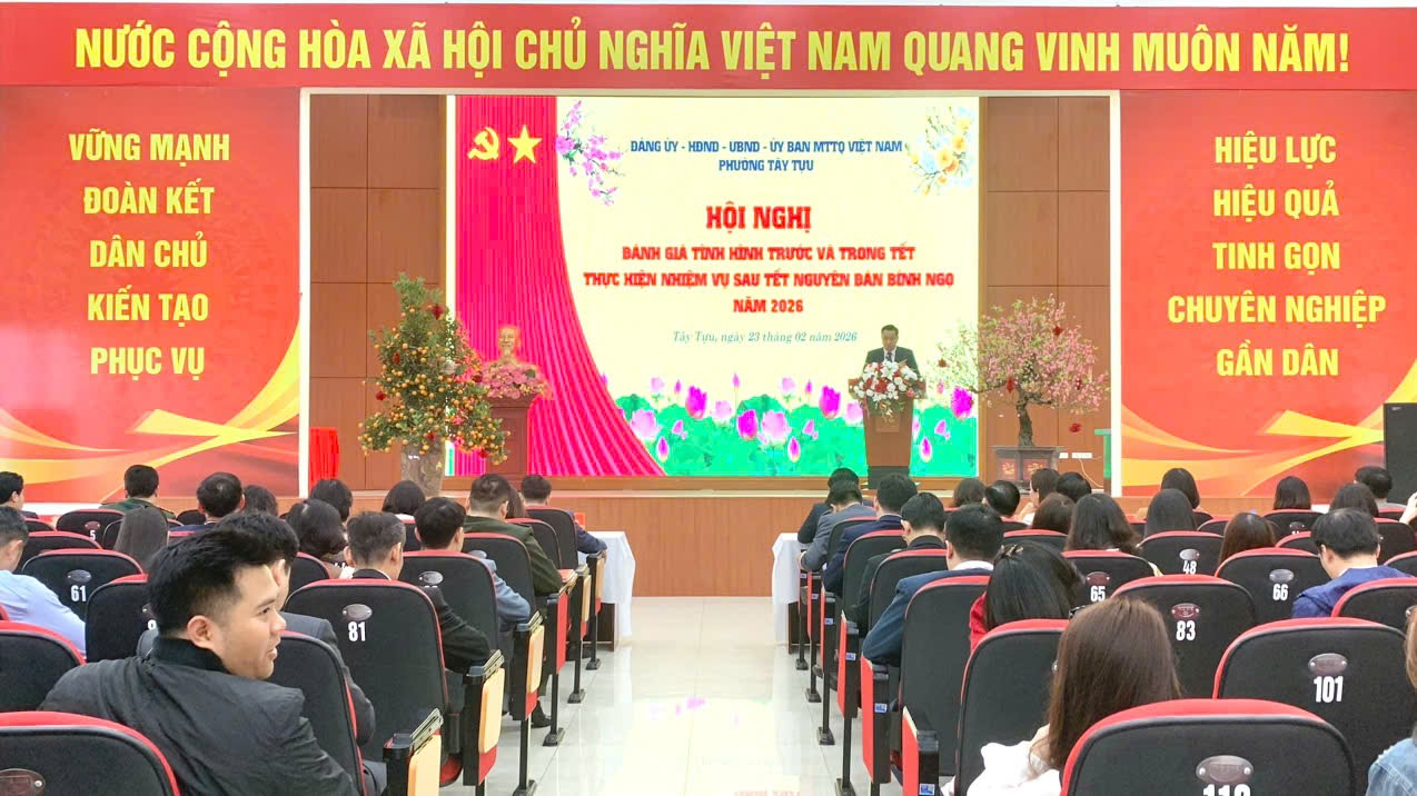 Phường Tây Tựu: Ăn Tết gọn, làm việc sớm, vào việc ngay- Ảnh 1.