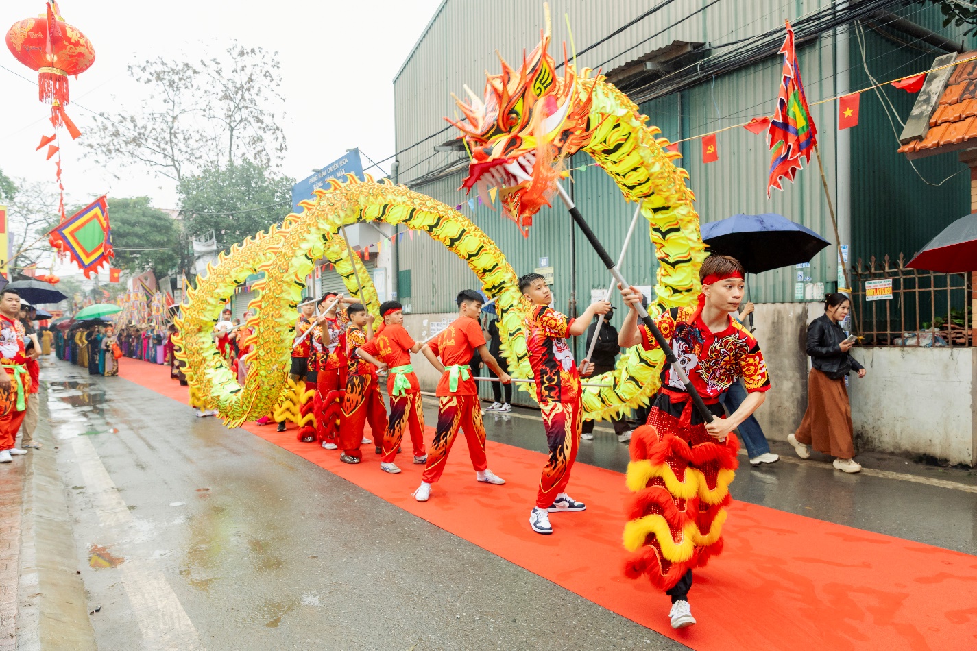 A group of people in clothing walking on a street  AI-generated content may be incorrect.