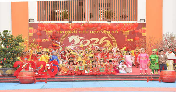 Trường Tiểu học Yên Sở tưng bừng tổ chức các hoạt động chào Tết Bính Ngọ 2026 
- Ảnh 7.
