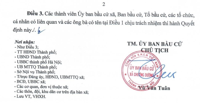 ỦY BAN BẦU CỬ XÃ CHƯƠNG DƯƠNG: Công bố danh sách chính thức những người ứng cử đại biểu HĐND xã Chương Dương nhiệm kỳ 2026 – 2031 theo từng đơn vị bầu cử- Ảnh 2.