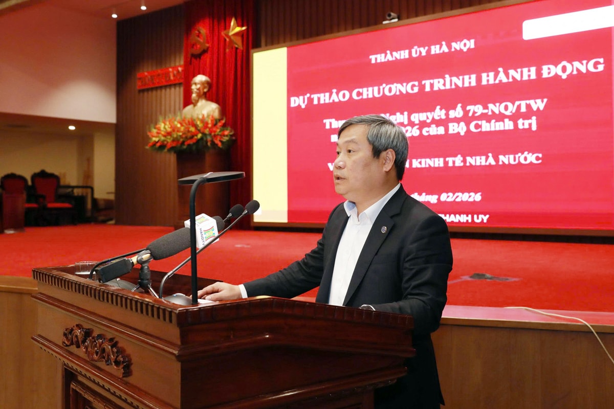 Thành ủy Hà Nội đã tổ chức Hội nghị quán triệt, triển khai Chương trình hành động của Ban Thường vụ Thành ủy Hà Nội thực hiện các nghị quyết chiến lược của Bộ Chính trị.- Ảnh 8.