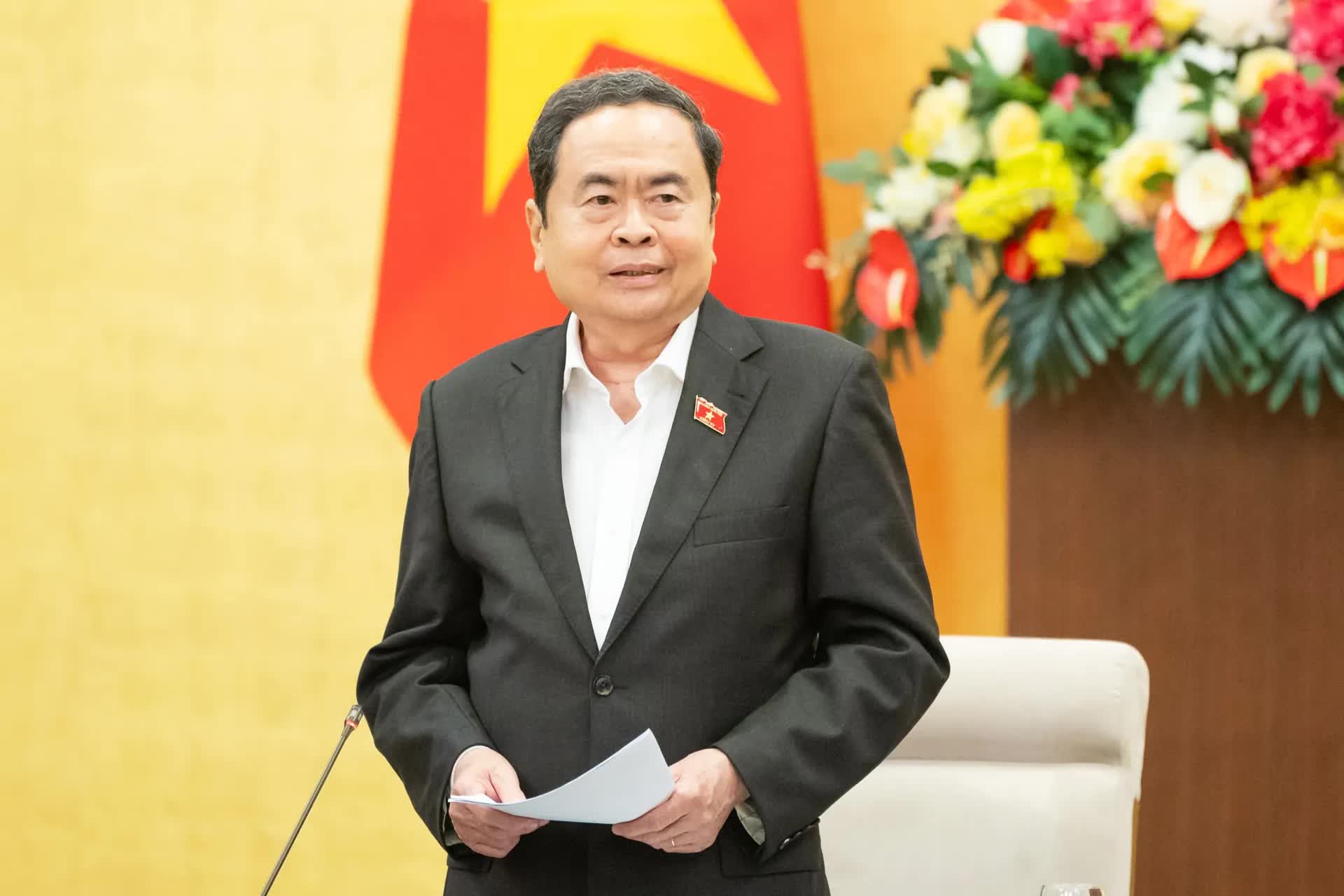 Chủ tịch Quốc hội Trần Thanh Mẫn: Không chủ quan, tập trung cao độ cho ngày bầu cử- Ảnh 1.