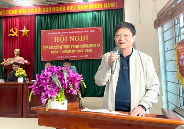 HĐND xã Hoài Đức: Khẳng định vai trò cơ quan dân cử tại đơn vị hành chính mới- Ảnh 4.