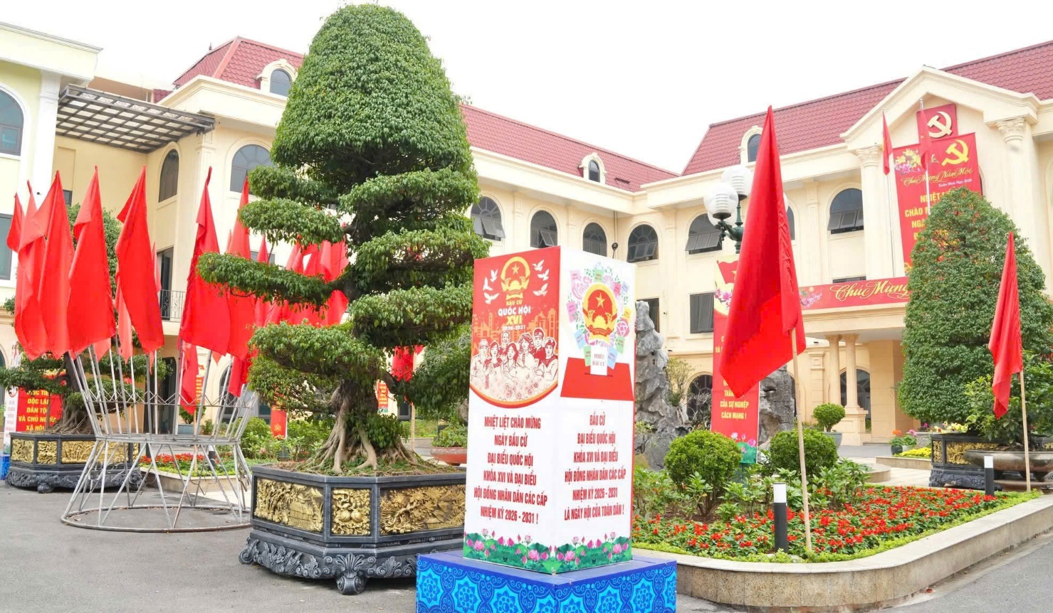 Hoài Đức&nbsp;đẩy mạnh công tác thông tin, tuyên truyền về cuộc bầu cử đại biểu Quốc hội Khóa XVI và đại biểu HĐND các cấp nhiệm kỳ 2026 - 2031- Ảnh 1.