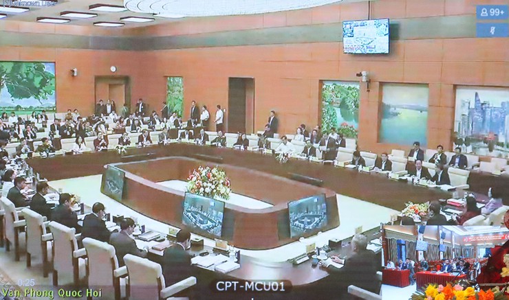 Hội nghị trực tuyến toàn quốc triển khai bầu cử đại biểu Quốc hội và HĐND các cấp- Ảnh 1.