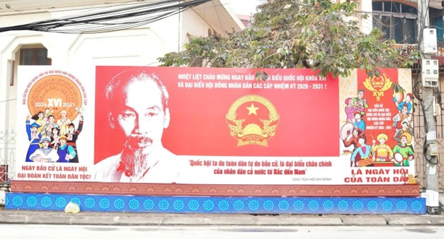 Hoài Đức&nbsp;đẩy mạnh công tác thông tin, tuyên truyền về cuộc bầu cử đại biểu Quốc hội Khóa XVI và đại biểu HĐND các cấp nhiệm kỳ 2026 - 2031- Ảnh 3.