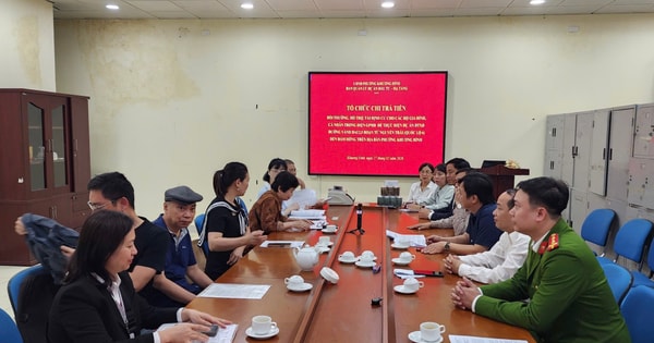 Khương Đình: Chi trả tiền bồi thường giải phóng mặt bằng đường Vành đai 2,5