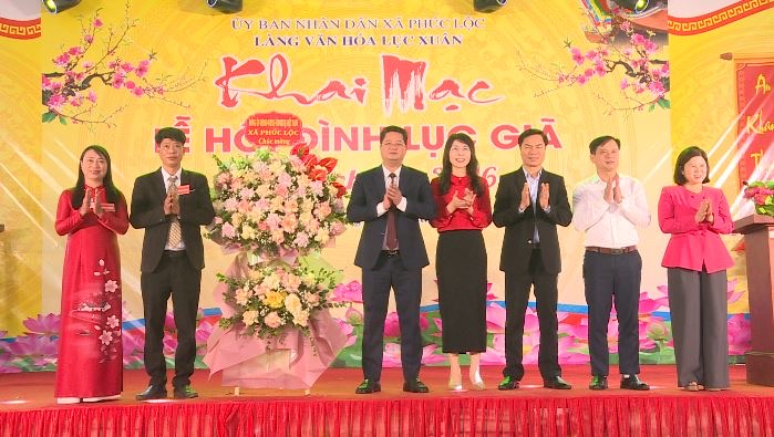 Đồng chí Chủ tịch UBND xã Phúc Lộc dự khai mạc Lễ hội đình Lục Giã xuân Bính Ngọ năm 2026- Ảnh 2.