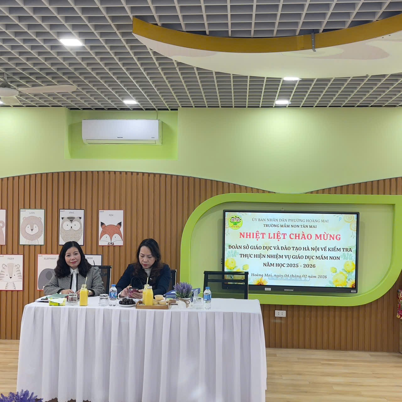 Trường mầm non Tân Mai đón đoàn kiểm tra của Sở Giáo dục và đào tạo Hà Nội về việc thực hiện nhiệm vụ giáo dục mầm non năm học 2025-2026

- Ảnh 1.