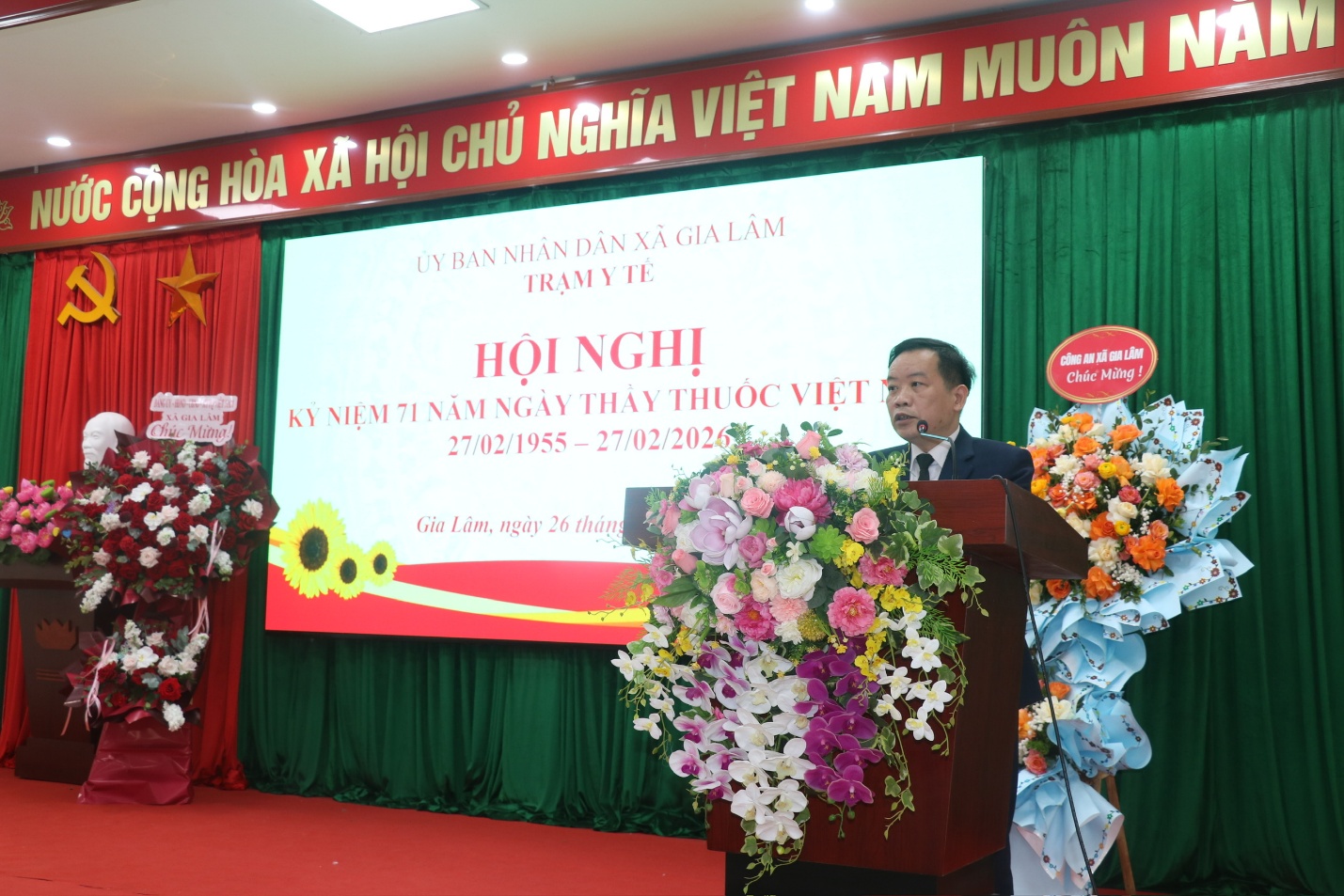 TRẠM Y TẾ XÃ GIA LÂM TỔ CHỨC LỄ KỶ NIỆM 71 NĂM NGÀY THẦY THUỐC VIỆT NAM (27/02/1955 – 27/02/2026)- Ảnh 3.
