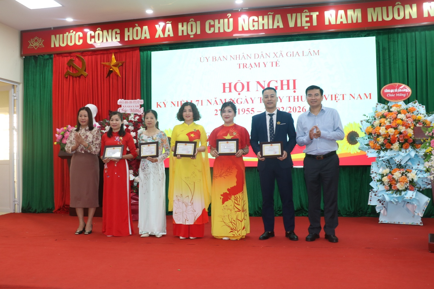 TRẠM Y TẾ XÃ GIA LÂM TỔ CHỨC LỄ KỶ NIỆM 71 NĂM NGÀY THẦY THUỐC VIỆT NAM (27/02/1955 – 27/02/2026)- Ảnh 6.