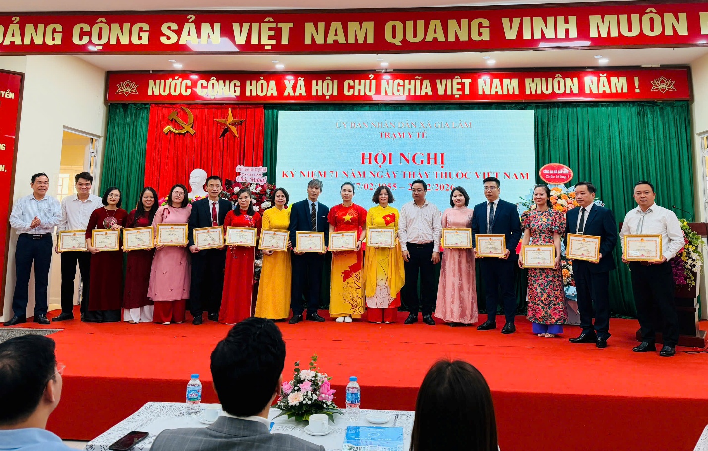 TRẠM Y TẾ XÃ GIA LÂM TỔ CHỨC LỄ KỶ NIỆM 71 NĂM NGÀY THẦY THUỐC VIỆT NAM (27/02/1955 – 27/02/2026)- Ảnh 7.