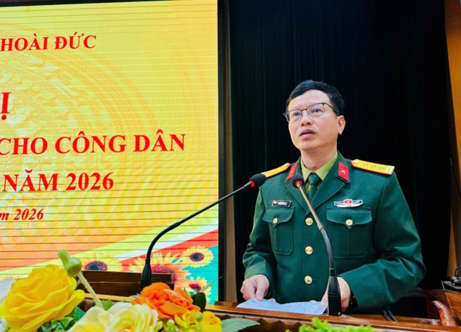 Xã Hoài Đức tổ chức Lễ báo công và viếng Đài tưởng niệm các anh hùng liệt sĩ; Găp mặt, giao nhiệm vụ cho công dân chuẩn bị nhập ngũ năm 2026- Ảnh 20.