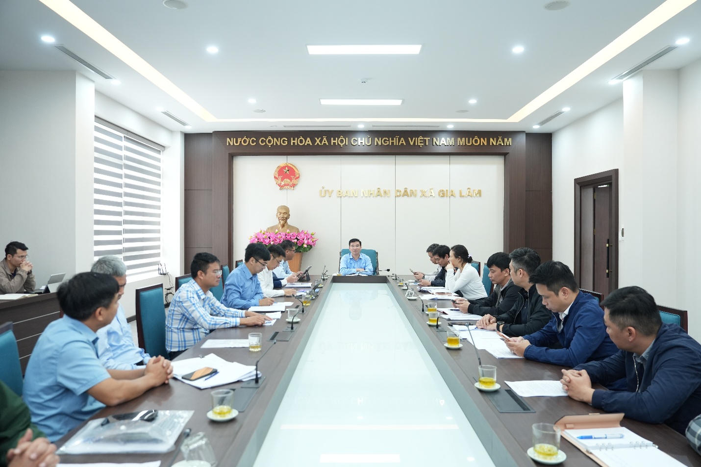 Gia Lâm kịp thời giải quyết các khó khăn vướng mắc trong quá trình triển khai thực hiện các dự án Logistic sử dụng vốn ngoài ngân sách- Ảnh 1.