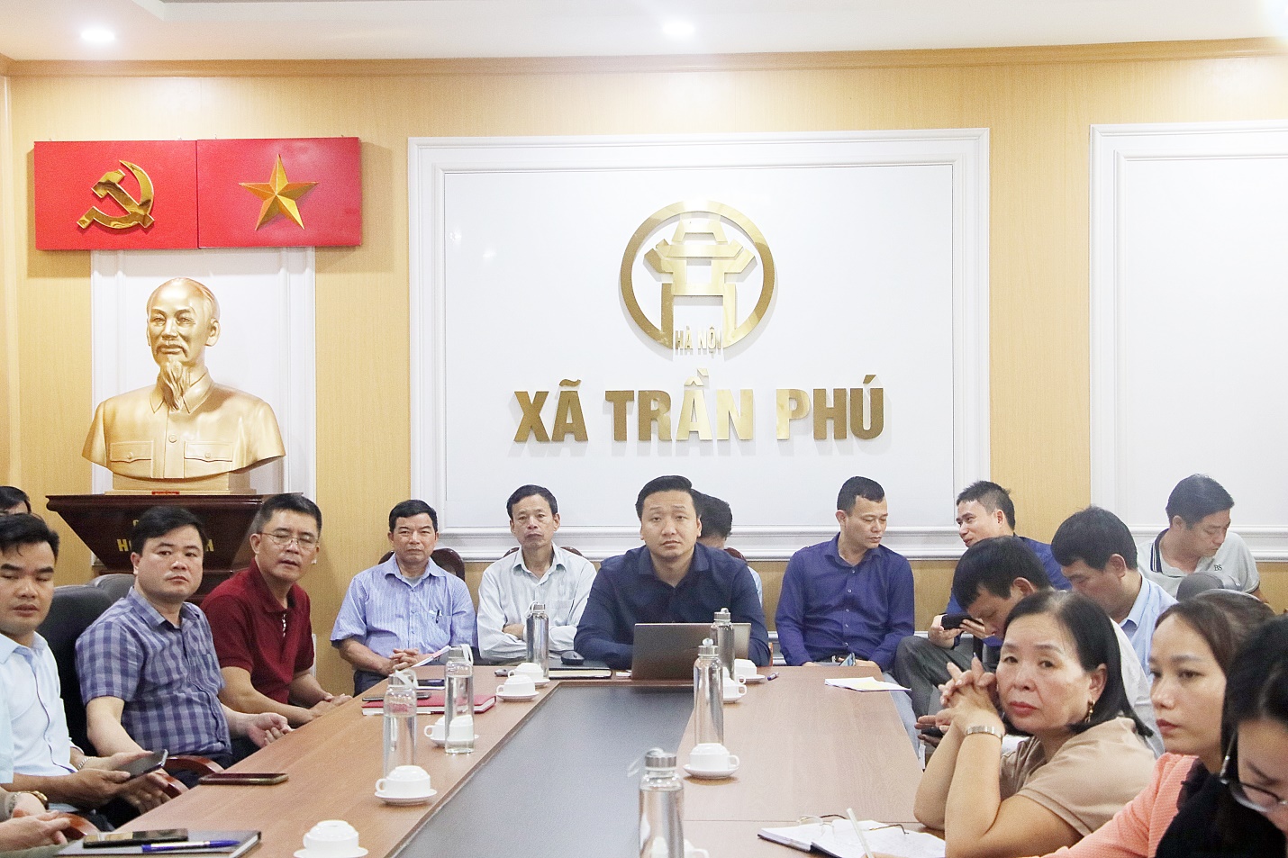Xã Trần Phú tham gia tập huấn nghiệp vụ công tác bầu cử do Uỷ ban bầu cử thành phố Hà Nội tổ chức- Ảnh 2.
