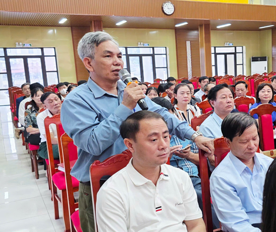 HÁT MÔN: HỘI NGHỊ GIAO BAN THƯỜNG TRỰC ĐẢNG ỦY VỚI BÍ THƯ CHI, ĐẢNG BỘ TRỰC THUỘC TRÊN ĐỊA BÀN- Ảnh 5.